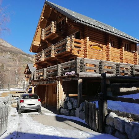 Chalet Les Pins Blancs Allos Eksteriør bilde