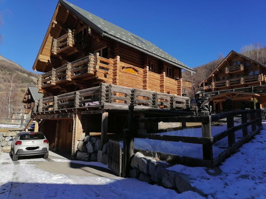 Chalet Les Pins Blancs Allos Eksteriør bilde