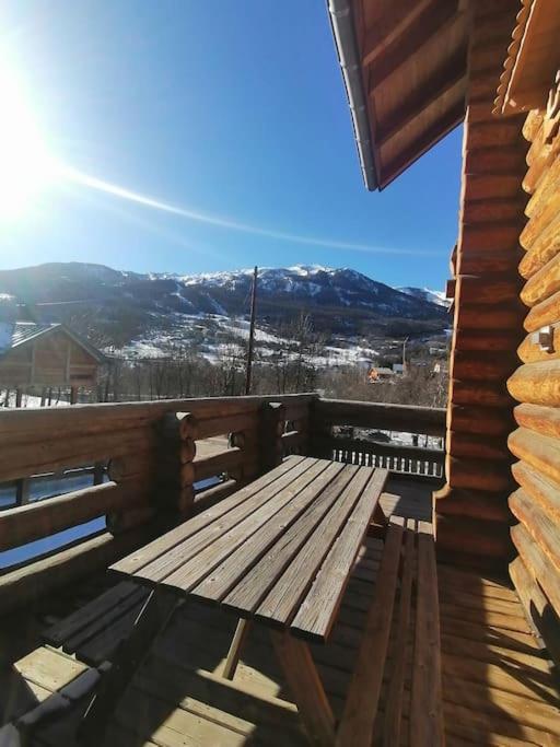 Chalet Les Pins Blancs Allos Eksteriør bilde